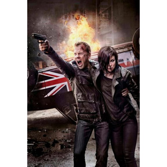 24 Live Another Day Poster 27inx40in for any room 27x40 Multi-Color Square Adults Poster Time