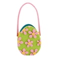 thumbnail image 4 of Bolsa de regalo de flores de Pascua para niños y niñas, ideal para pedir dulces en Halloween. Verde, 4 of 9