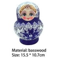 thumbnail image 7 of Hevirgo Russian Nesting Dolls, Satinwood, 272.63 g, 7 of 7