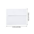 thumbnail image 3 of Miyuadkai Claerance Up To 65% Off Of Self-Sealed Envelope, Envelopes Colored Self Seal for Wedding Invitations Greeting Cards Announcements Photos (White), 1*Envelope, 3 of 4