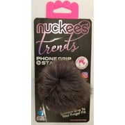 Tzumi Nuckees Trends Pom Phone Grip & Stand, Gray