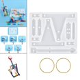 thumbnail image 3 of Molde de resina con pegamento en forma de gota, artesanía DIY para la fabricación de joyas, fundición de accesorios para el hogar, juguete de catapult Baoblaze Molde de silicona, 3 of 8