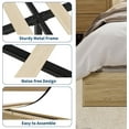 thumbnail image 5 of Wood Platform Bed Frame,Modern Minimalist Wood Foundation,No Box Spring Needed,Wood Slat Support,Easy Assembly,Noise-Free,for Family Rooms, 5 of 8