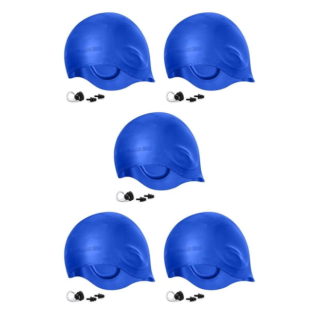 Sonducket Gorro de natación elástico para mujer, tapones para los oídos flexibles, resistente a la humedad, diseño ergonómico, Clip para la Type5 NO5