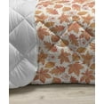 thumbnail image 3 of Orange Down Alternative Comforter, Indigenous Cultural Motif Pattern Traditional Borders, Microfiber Quilt for All Season, 5 Sizes, Orange Yellow and White, by Ambesonne, 3 of 3