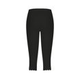 thumbnail image 5 of Jxximdong Leggings for Women High Waisted Yoga Capri Pants Lightweight Comfortable Solid Color Soft Casual Pajama Pants Black L Yoga Pants, 5 of 5