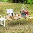 thumbnail image 2 of Camping Table Portable Table Folding Table with Carry Bag 4-6 Person Table for Camping Outdoor Picnic, 2 of 14