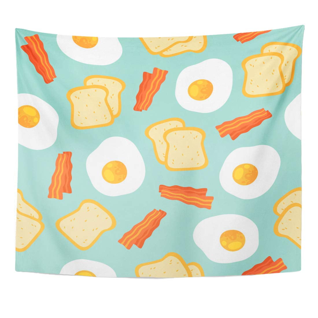 Zealgned Red Ingredient Morning Breakfast With Scrambled Eggs Toasts And Bacon Cartoon On Blue White Bread Wall Art Hanging Tapestry Home Decor For Living Room Bedroom Dorm 60x80 Inch Walmart Com Zealgned Red Ingredient Morning Breakfast With Scrambled Eggs Toasts And Bacon Cartoon On Blue White Bread Wall Art Hanging Tapestry Home Decor For Living Room Bedroom Dorm 60x80 Inch Walmart Com