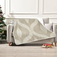 thumbnail image 7 of Yayeee Throw Blanket for Couch Soft Warm 50" x 60" Sofa Chair Bed Decoration, Light Brown Pattern, 7 of 7