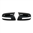 thumbnail image 1 of 1 Pair of Carbon Fiber Rearview Mirror Covers Adhesive for Honda, 1 of 5