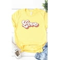 thumbnail image 2 of Retro Love Valentines Graphic Tee T-Shirt, 2 of 7