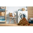 thumbnail image 2 of Ahgly Company Machine Washable Indoor Round Transitional Orange Gold Area Rugs, 4' Round, 2 of 7