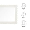 thumbnail image 3 of Modway Emmeline Scalloped Rectangle Wall Mirror, 3 of 9