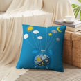 thumbnail image 4 of LALILO Throw Pillow Covers Clock With Day Night Clock Blue Sky Cushion Cover 18" x 18", 2 Pack, 4 of 6