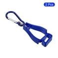 thumbnail image 4 of Uxcell Glove Keeper Gloves Grabber Clips Holder Hanger for Helmets, Blue 2 Pack, 4 of 5