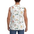 thumbnail image 4 of Daiia Cartoon House Printed Men's Tank Tops,Casual Soft Sleeveless Gym Muscle Shirts Bodybuilding Tee-3X-Large, 4 of 8