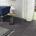 thumbnail image 4 of JP Outdoor Composite Deck Tiles, Outdoor Interlocking Flooring Tiles,9 Pack,Coffee, 4 of 12