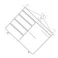 thumbnail image 3 of Pendientes Minnieouse Soporte de metal para joyas 48 agujeros 10 Ganchos 33x30cm, 3 of 6