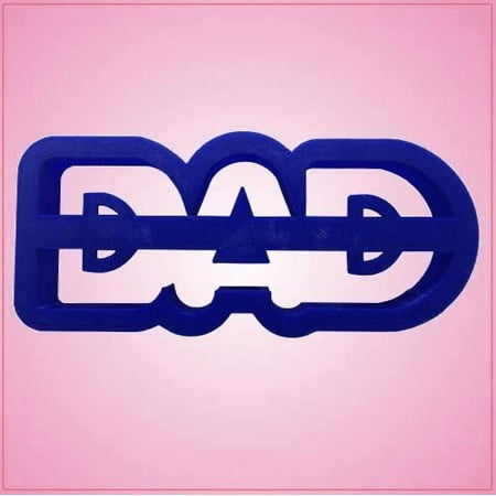 

Dad Cookie Cutter 1-3/4 inches tall 4-1/2 inches wide