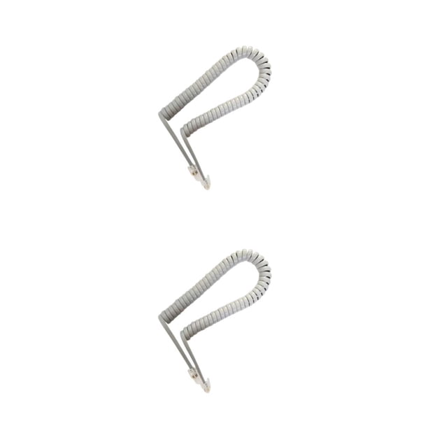 Methold Amplia aplicación con buena elasticidad: cable duradero para suministros telefónicos, accesorios para teléfonos, gris, 4 núcleos, 2 gris 4 núcleos 2 metros 2Conjunto
