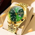 thumbnail image 5 of Resicozy Watches for Men Silver Stainless Steel Strap Wrist Watch Business Casual Daily Round Dial Watch A, 5 of 8