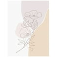 thumbnail image 2 of Balbuena, Sabrina  19x24 Black Ornate Wood Framed with Double Matting Museum Art Print Titled - Abstract Minimal Magnolia, 2 of 4