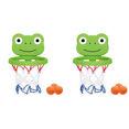 thumbnail image 1 of Juego Mini Canasta Tiro para Bebés Y Juego para Baño Tablero Baloncesto Con 3 Bolas Divertidos para Baño Ducha para Pequeños (rana (viene Con 3 Bolas)), 1 of 6