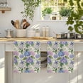 thumbnail image 4 of Purple Hydrangea Kitchen Towels Set of 4, Spring Floral Elegant Pastoral Watercolor Absorbent Dish Towels for Kitchen, Microfiber Hand Towel, Quick Drying Tea Towel for Cleaning Decorative Dishcloths, 4 of 7