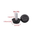 thumbnail image 4 of Eigraketly 20 piezas pies de nivelación muebles rosca tornillo estilo muebles deslizamiento montaje ajustable para máquina Industrial gabinete Herramientas y ferretería, 4 of 6