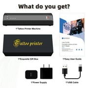 Wireless Bluetooth Tattoo Printer Machine, Inkless Stencil Machine for Tattooing, Tattoo Transfer Stencil Printer, 2500mAh Temporary Thermal Copier Machine for Tattoo Artists & Beginners