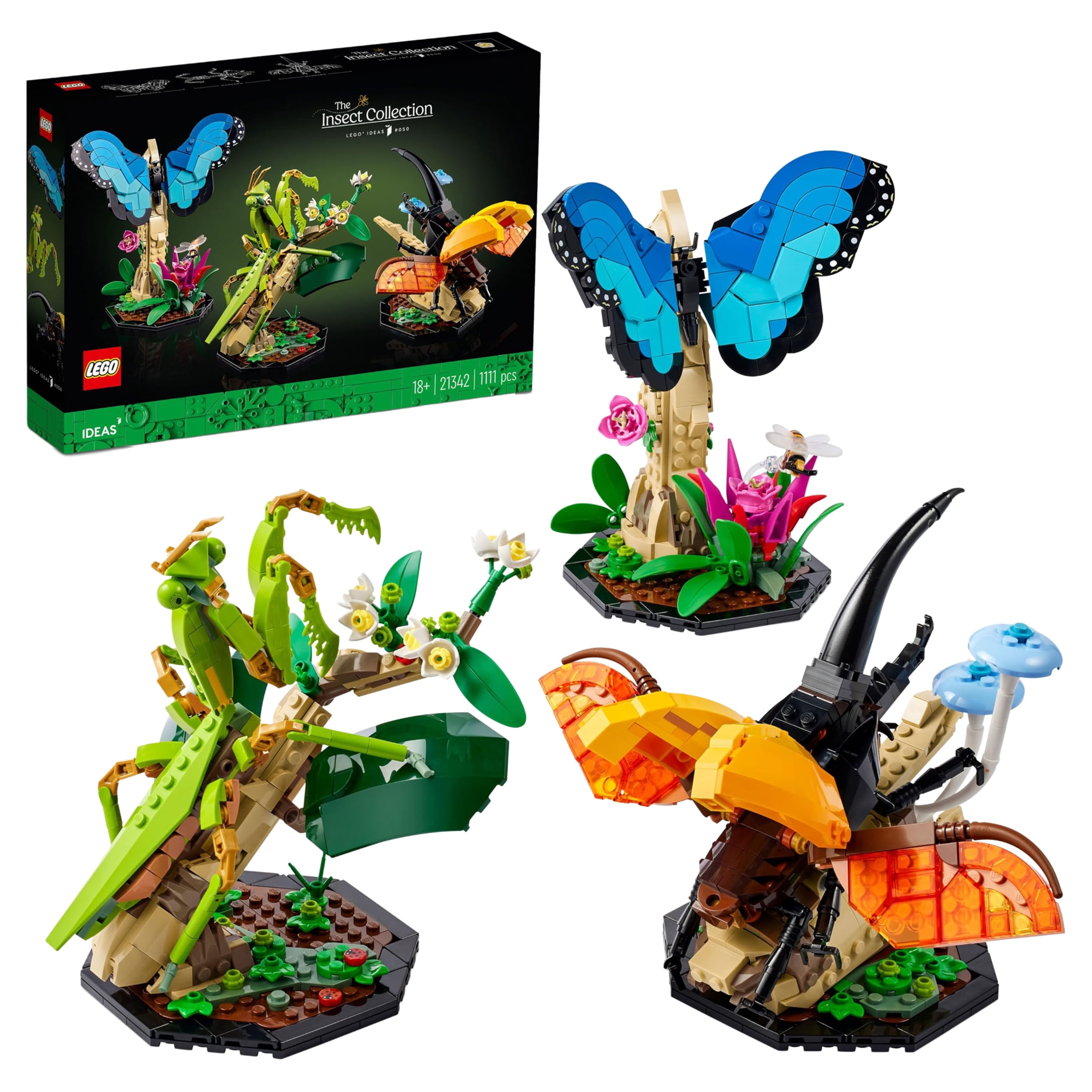 Lego Idea Insect Collection 21342 Toy Block Present Interior Model Boy Girl Adult