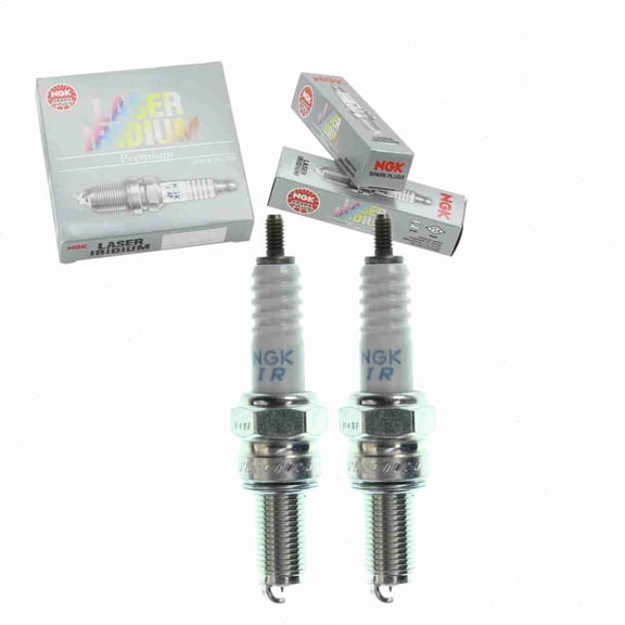 2 pc NGK 4286 Laser Iridium Spark Plugs for 09482-00556 Ignition Wire Secondary