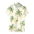 thumbnail image 4 of Mens Hawaiian Shirt Short Sleeve Button Down Shirts Tropical Floral Summer Beach Shirts,S-3XL, 4 of 7