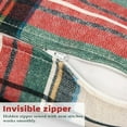 thumbnail image 5 of DriftAway Set of 2 Christmas Plaid Throw Pillow Covers Scottish Tartan Plaid Linen Soft Decorative Square Cushion Cases for Farmhouse Home Christmas Sofa Bedroom Decor Red and Green 18 x 18 Inches, 5 of 8