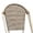Brown, variant on PURPLE LEAF Set of 2 French Outdoor Bar Height Bar Stool White Print Finish Back Rattan Patio Outdoor Bar Height Bar Chairs, Light Blue