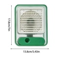 thumbnail image 3 of Desktop Mist Humidifier Fan USB Rechargeable Silent Compact Personal Air Circulator Adjustable Tilt Cooling Fan for Office Dorm Bedroom, 3 of 8