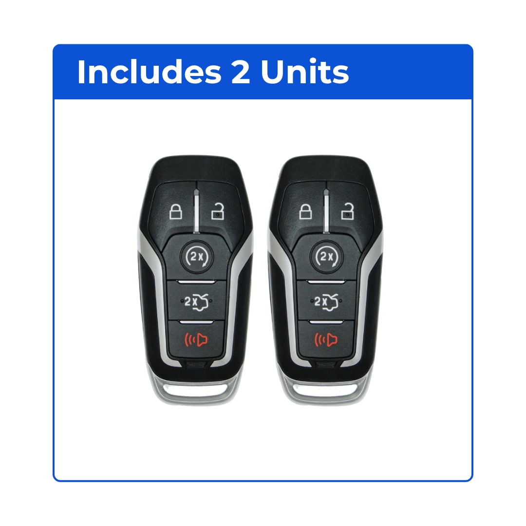 Keys4Less Replcament Smart Key Fob for Lincoln MKX 2016 FCC M3N-A2C31243300 M3NA2C31243300 Part Number 164-R7989 164-R8119 164-R7991 Pack of 2
