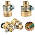 thumbnail image 5 of 3/4 Inch Garden Brass Mender End Repair Kit Hose Connector Male Female, 5 of 5