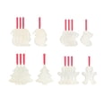 thumbnail image 2 of Kits de punto de cruz de madera para niños con 16 hilos para colgar, decoración DIY Árbol de calcetines, 2 of 9