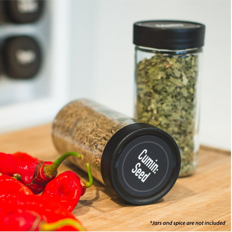 AllSpice 315 Preprinted Water Resistant Round Jar Labels Set