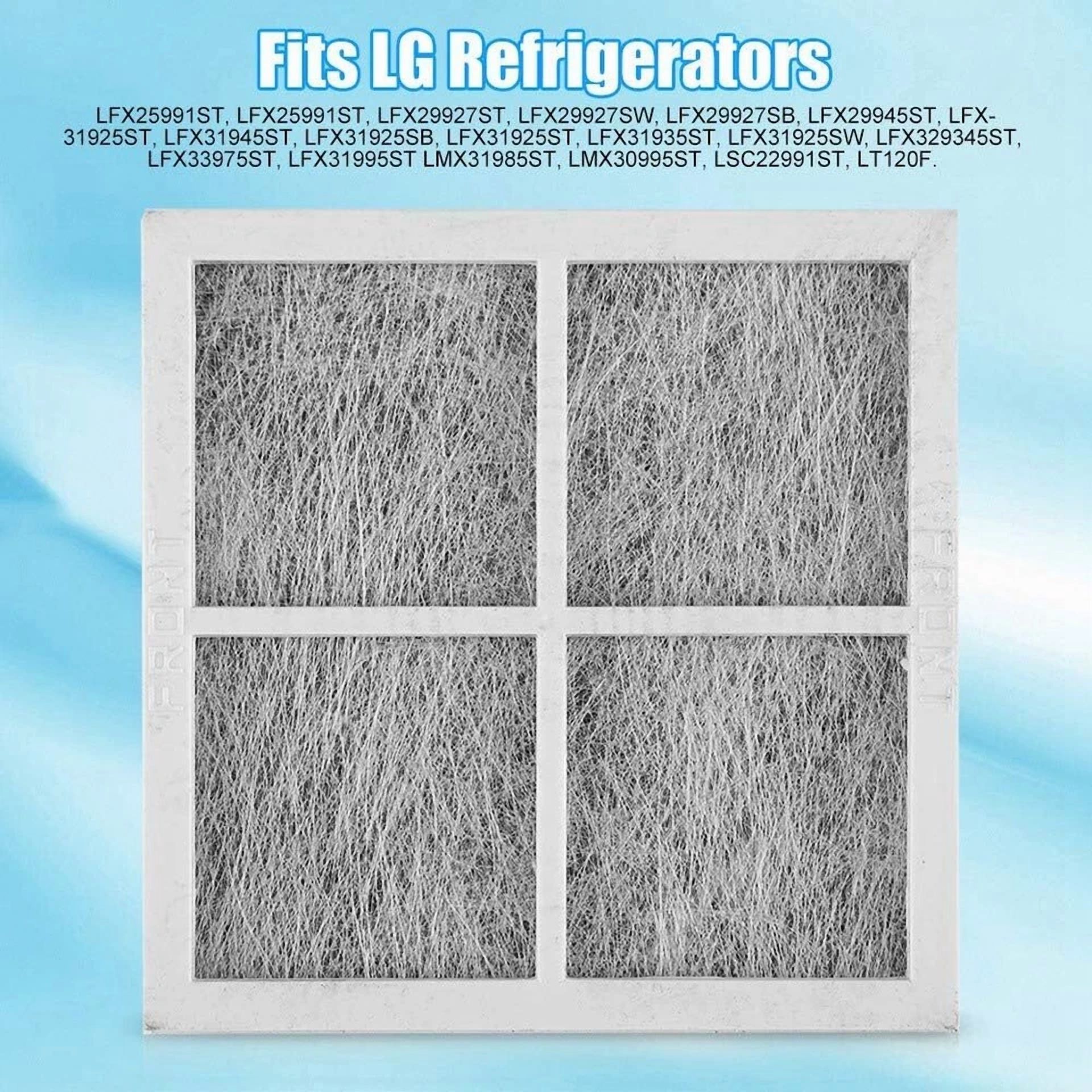CRESTIN- 3Pack For Lg Lt120F Adq73214404 Fresh Air Replacement Refrigerator Air Filter