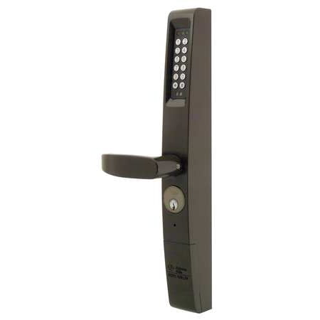 ADAMS RITE 3090-01-121 Electronic Lock,Dark Bronze,12 Button