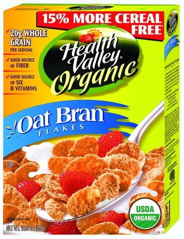 organic oat bran cereal