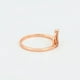 thumbnail image 5 of Fino Anillo Swarovski Corona Princess Queen Oro Rosa 14k Lam rosa Unitalla, 5 of 8
