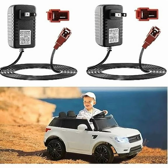 6 Volt Battery Charger for Ride On Toys and 12 Volt Battery Charger for Ride On Toys