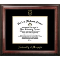 University of Memphis Gold Embossed Diploma Frame
