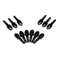 Titan 11/32" Archery Steel Bullet Points, 100-Grains, 12-Pack, Black