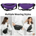 thumbnail image 2 of Unique Bargains 1 Pc Stylish Sports Waist Bag Minimalist Fanny Pack for Sports Purple, 2 of 6