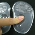 thumbnail image 3 of Transparent Anti-slip Half Insole Silicone Gel Front shoe pads Foot Feet Shoe Pads Foot Care Tool Foot Pads, 3 of 5