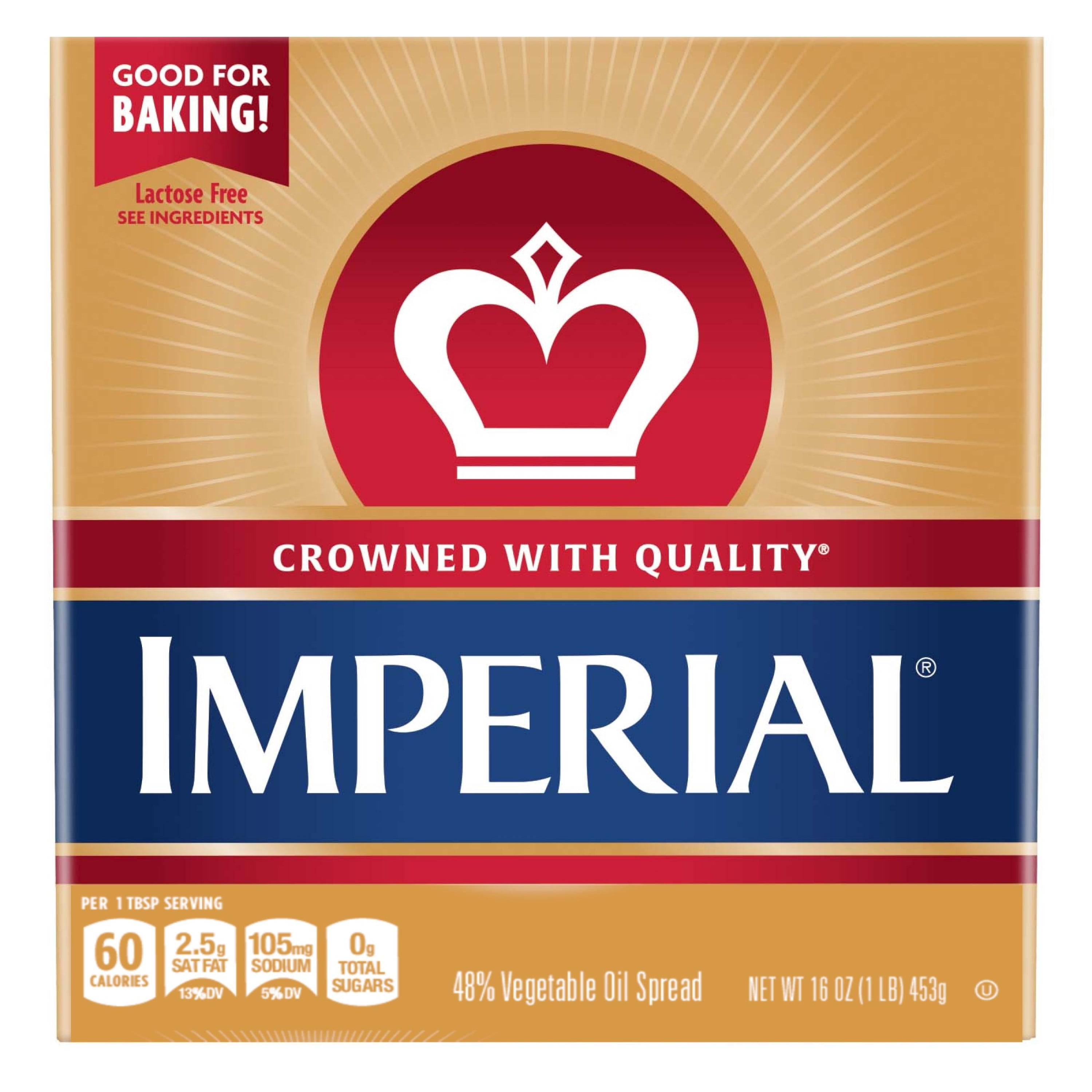 Imperial Vegetable Oil Spread, 16 oz Box, 4 Sticks (Refrigerated)